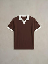 Classic Thermal Polo Shirt - Brown
