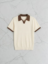 Classic Thermal Polo Shirt - Off white