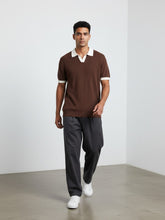 Classic Thermal Polo Shirt - Brown