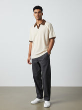 Classic Thermal Polo Shirt - Off white