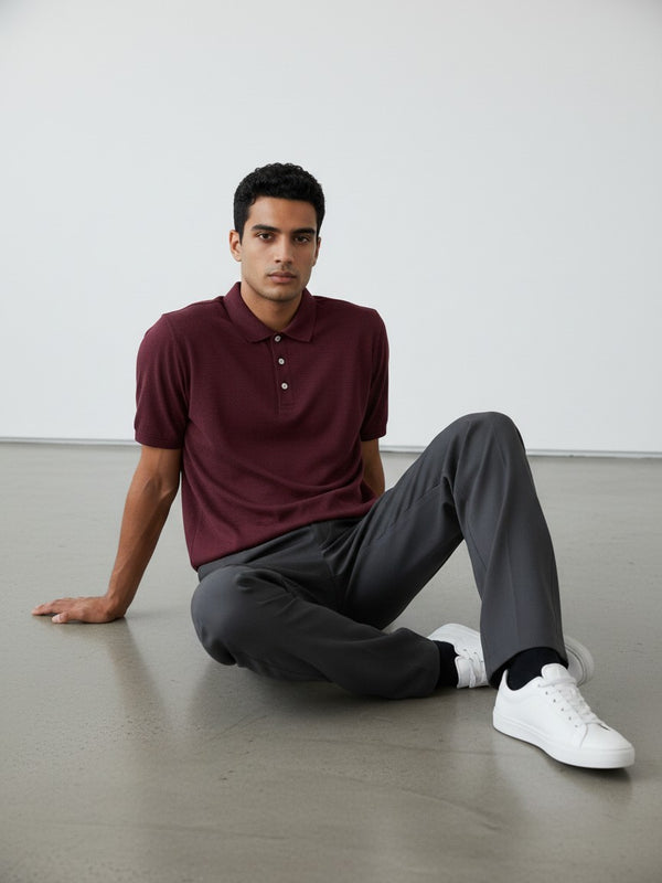 Classic Polo Shirt - Mehroon