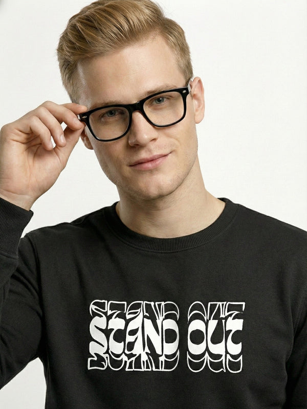 Basic Men Sweatshirt - Black