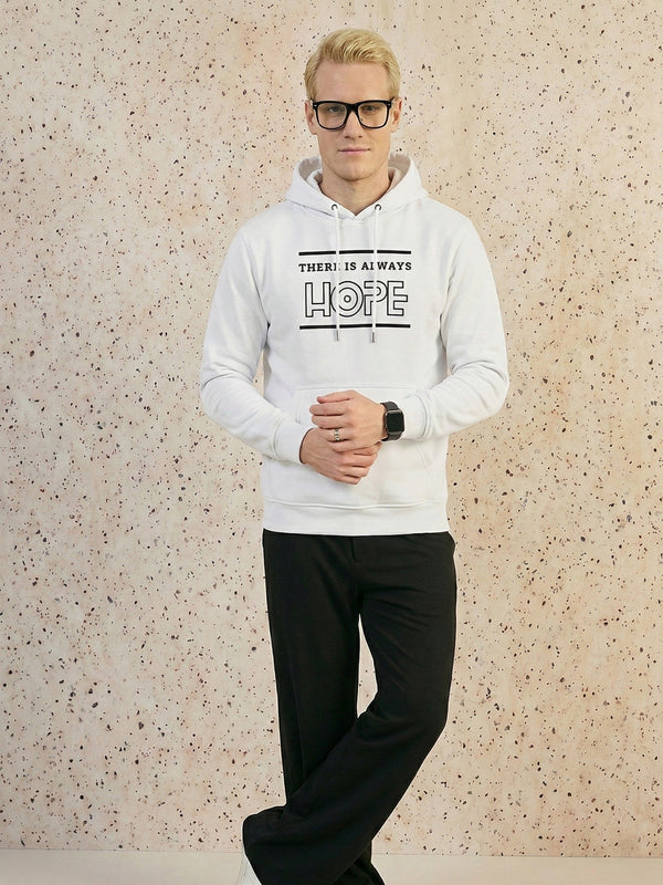 Basic Men Hoodie - White